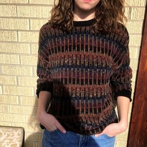 Dope retro coogie/cosby 90's sweater